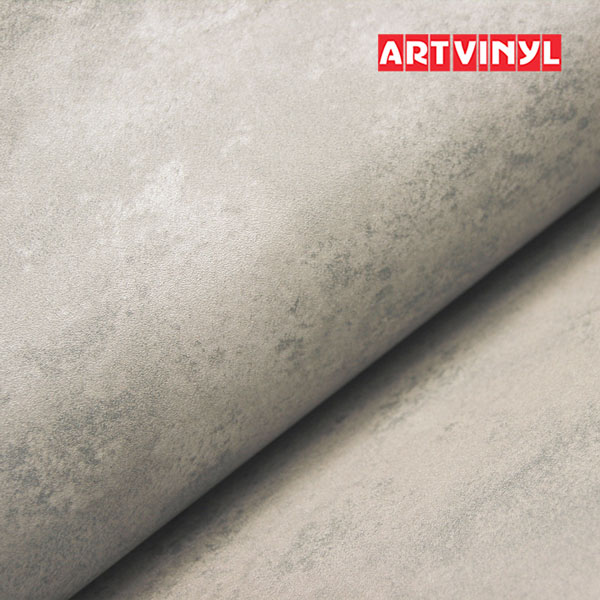 Декоративная ПВХ плёнка для мебельных фасадов АртВинил Артбетон серый RB303-6P(т) 0,18